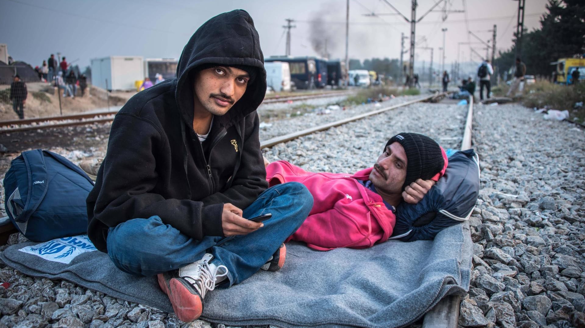 Das Flüchtlingslager in Idomeni im November 2016: Auch im Winter müssen die Geflüchteten in Zelten ausharren.