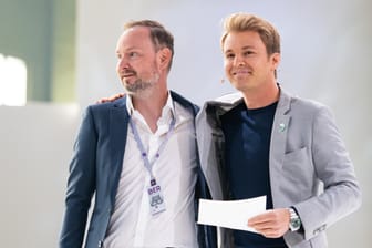 Marco Voigt und Nico Rosberg auf dem Greentech Festival 2019: Auf der Veranstaltung werden unter anderem Innovationen im Bereich Nachhaltigkeit vorgestellt.