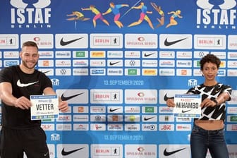 Gehen beim Istaf in Berlin an den Start: Malaika Mihambo und Johannes Vetter.