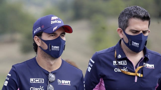 Muss in der Startaufstellung einen Platz nach hinten rücken: Sergio Perez.