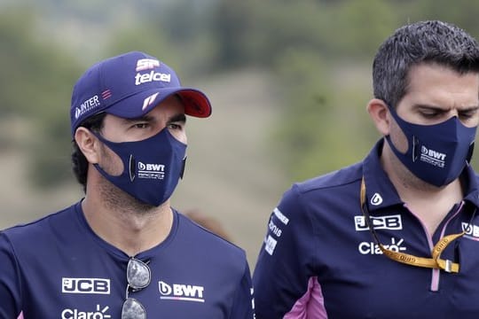 Muss in der Startaufstellung einen Platz nach hinten rücken: Sergio Perez.