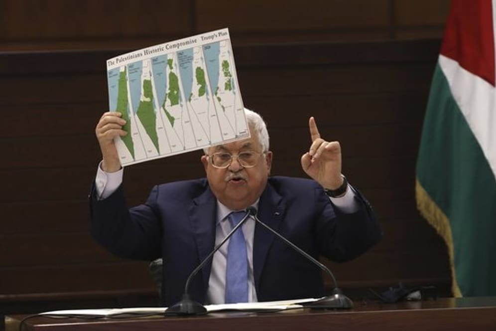Palästinenserpräsident Mahmud Abbas ist empört über die Vereinbarung von Bahrain mit Israel.