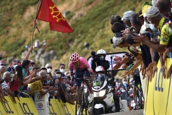 Bei der Bergankunft auf dem Grand Colombier wird es am Sonntag keine Zuschauer geben.