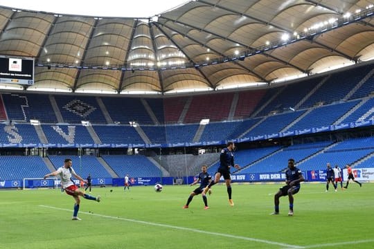Die Zuschauerränge werden auch beim HSV-Spiel gegen Fortuna Düsseldorf leer bleiben.
