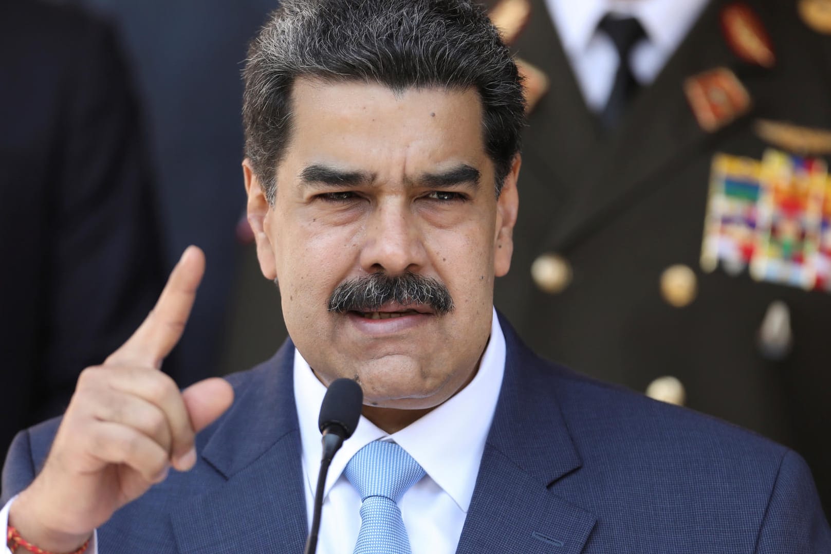 Nicolás Maduro: Der Präsident Venezuelas hat verkündet, dass ein US-Spion festgenommen worden sei.