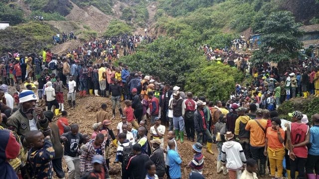 Die Goldmine in Kamituga in der Provinz Süd-Kivu ist am Freitag nach heftigen Regenfällen und Überschwemmungen eingestürzt.