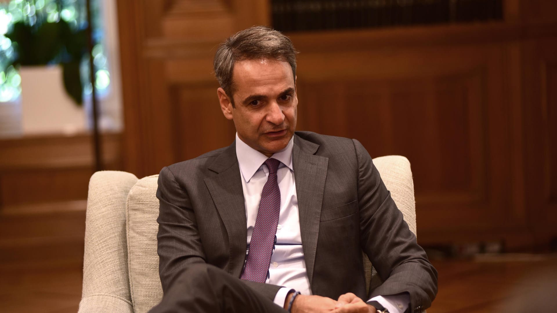 Kyriakos Mitsotakis: Der griechische Regierungschef rüstet auf.