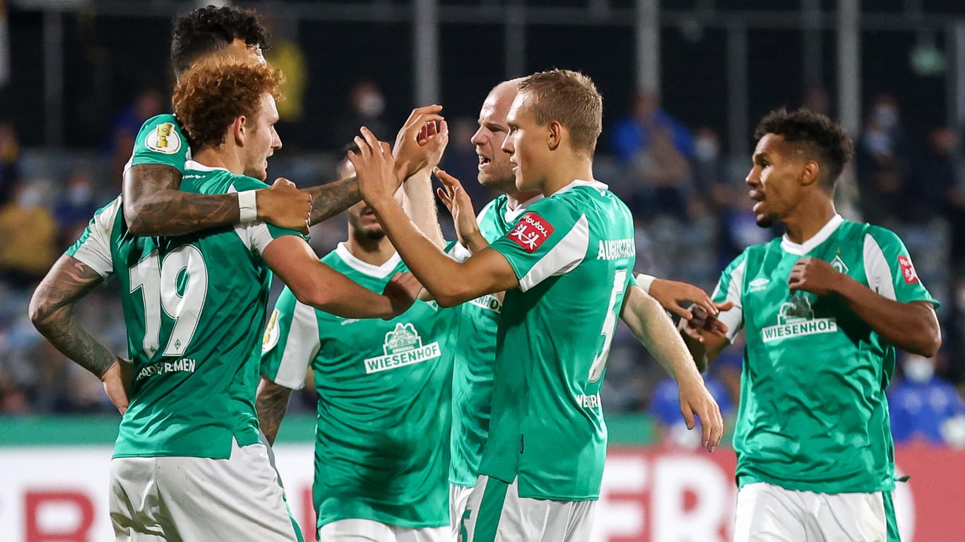 DFB-Pokal: Werder Bremen steht in der zweiten Runde.