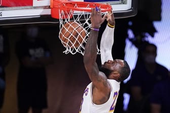 Führte die Los Angeles Lakers ins NBA-Halbfinale: Superstar LeBron James.