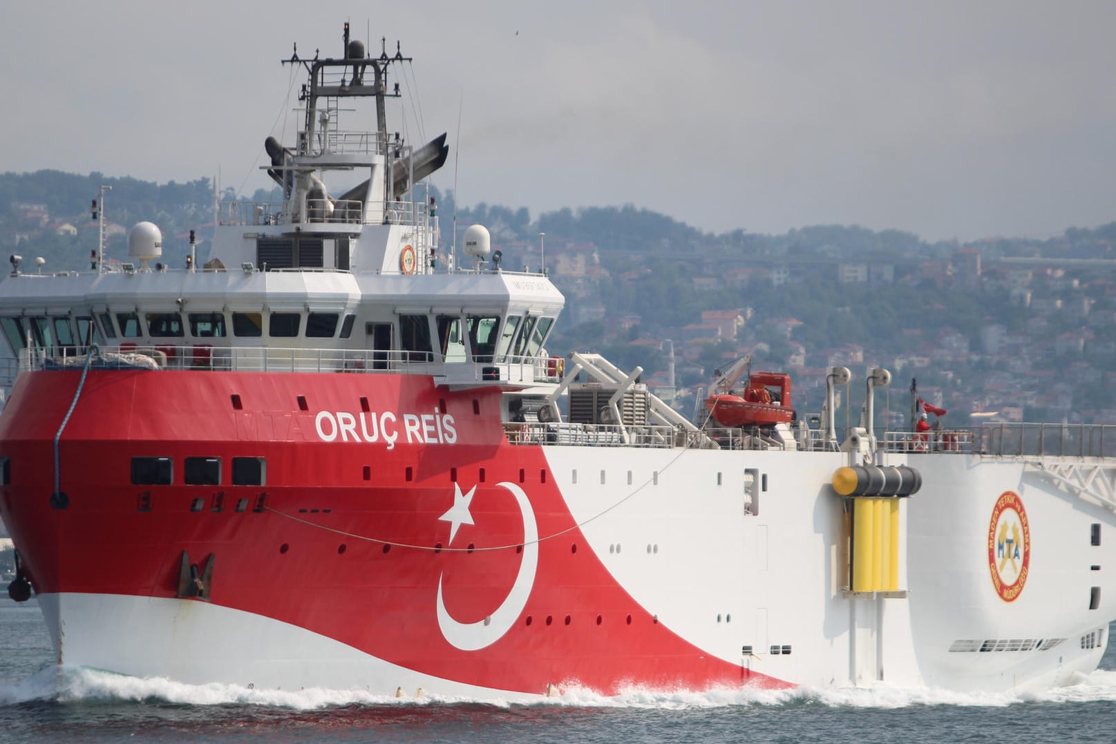 "Oruc Reis": Die Erkundungsfahrt des türkischen Schiffes hatte zu Spannungen mit Griechenland geführt.