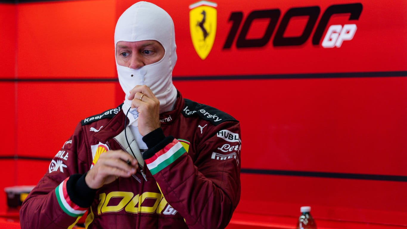 Frustriert: Sebastian Vettel fuhr beim Großen Preis der Toskana wieder nur hinterher.