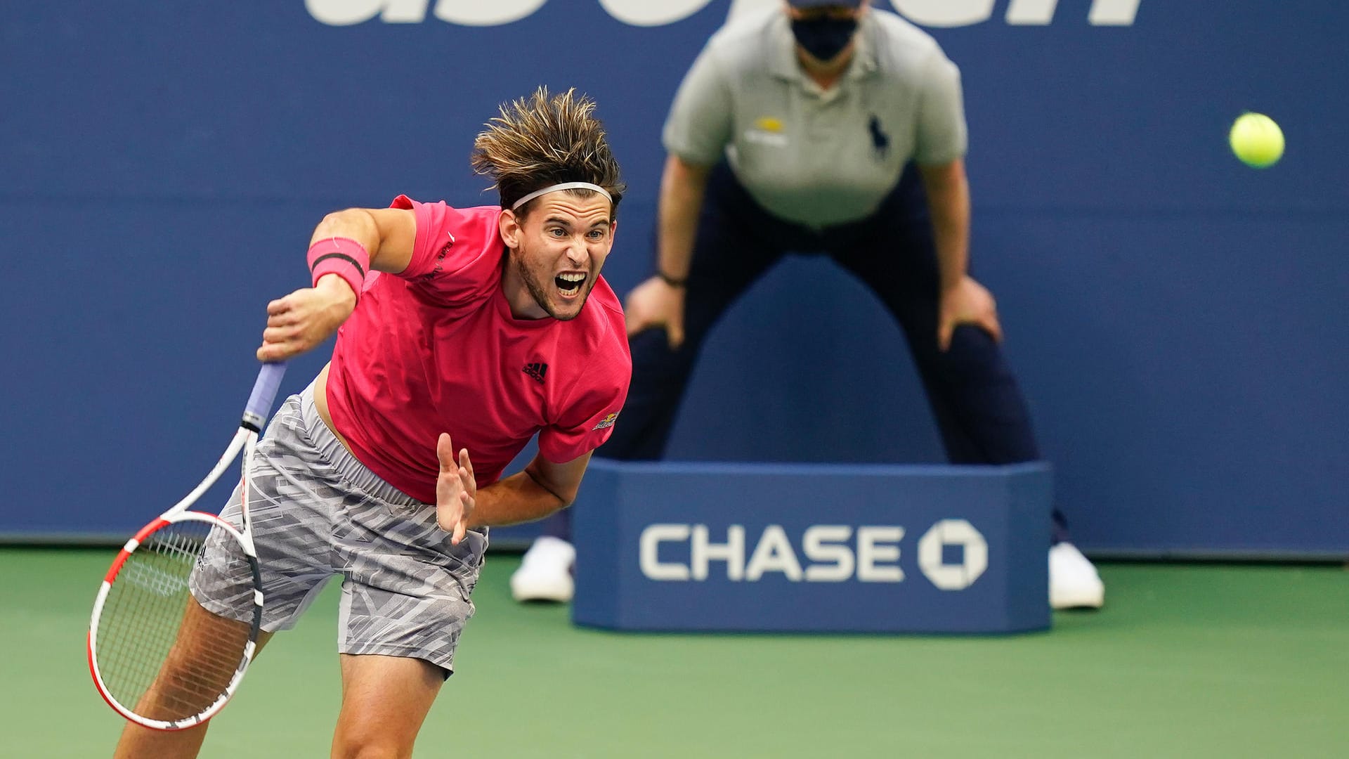 Dominic Thiem im Finale der US Open.