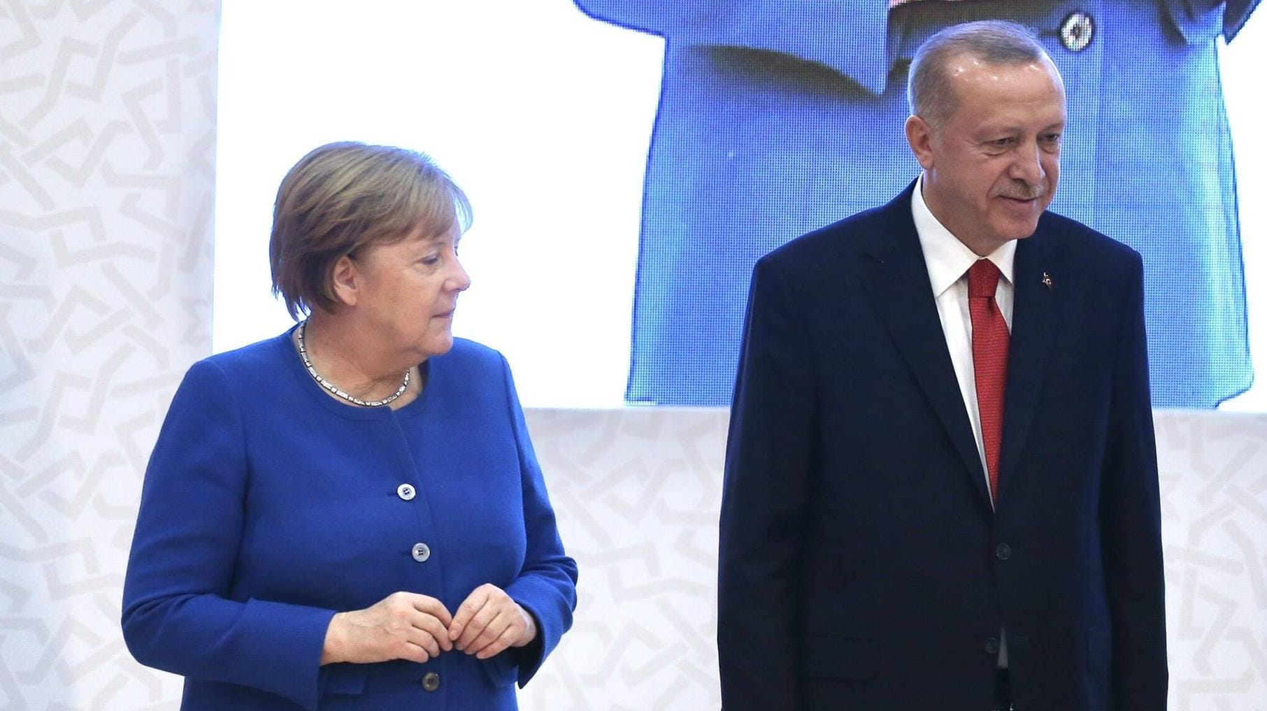 Bundeskanzlerin Angela Merkel und der türkische Präsident Recep Tayyip Erdogan