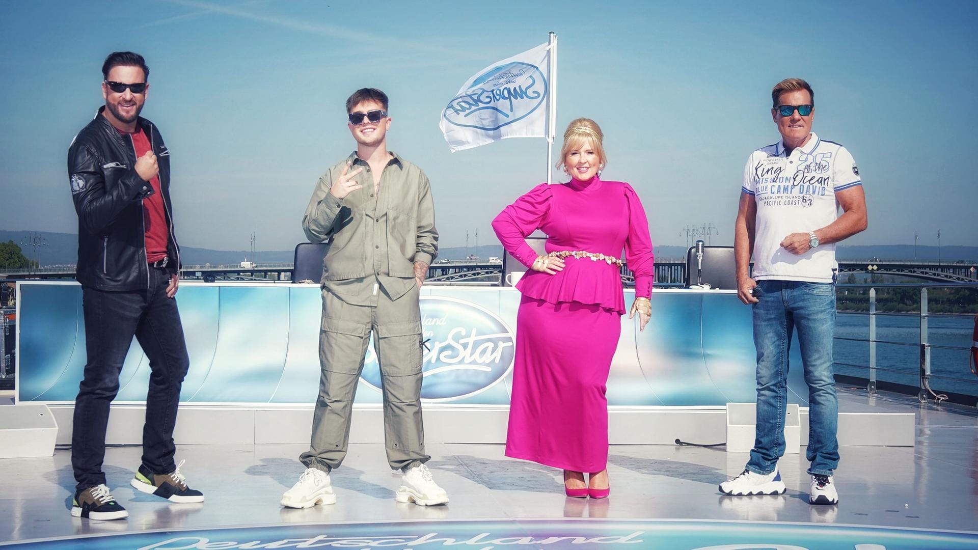 Die neue DSDS-Jury: Michael Wendler, Mike Singer, Maite Kelly und Dieter Bohlen.