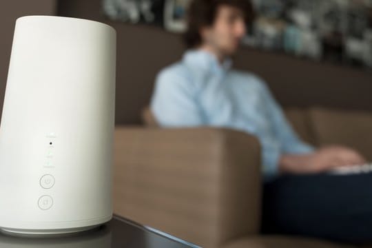 Keine Vase, sondern ein LTE-Zuhause-Router: der Gigacube von Vodafone.