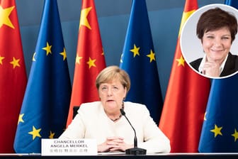 Bundeskanzlerin Angela Merkel (CDU) bei Videokonferenz zum EU-China-Treffen: China ist ein wichtiger Partner Deutschlands. Ein Ausfall dieser Beziehungen wäre fatal.
