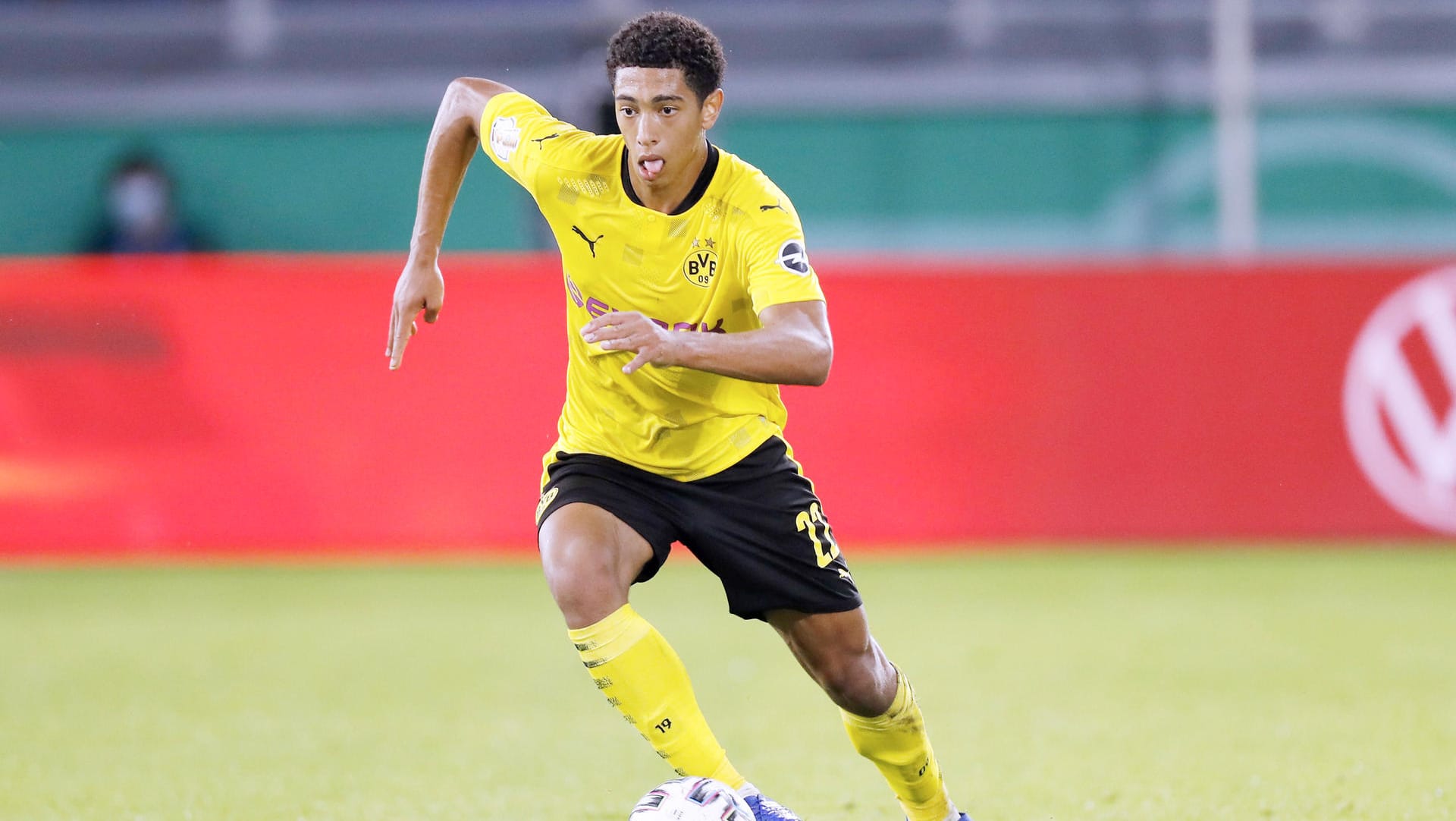 Jude Bellingham: Der Mittelfeldspeiler machte im Pokal gegen Duisburg gleich seinen ersten Treffer. Jude Bellingham: Der Mittelfeldspeiler machte im Pokal gegen Duisburg gleich seinen ersten Treffer.