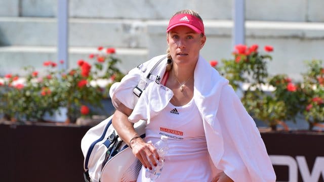 Angelique Kerber schied in der ersten Runde in Rom bereits aus.