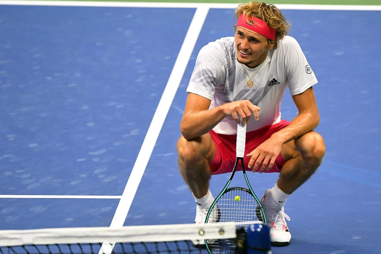 Alexander Zverev während der US Open: Der 23-Jährige konnte sein bisher bestes Ergebnis bei einem Grand Slam erspielen.