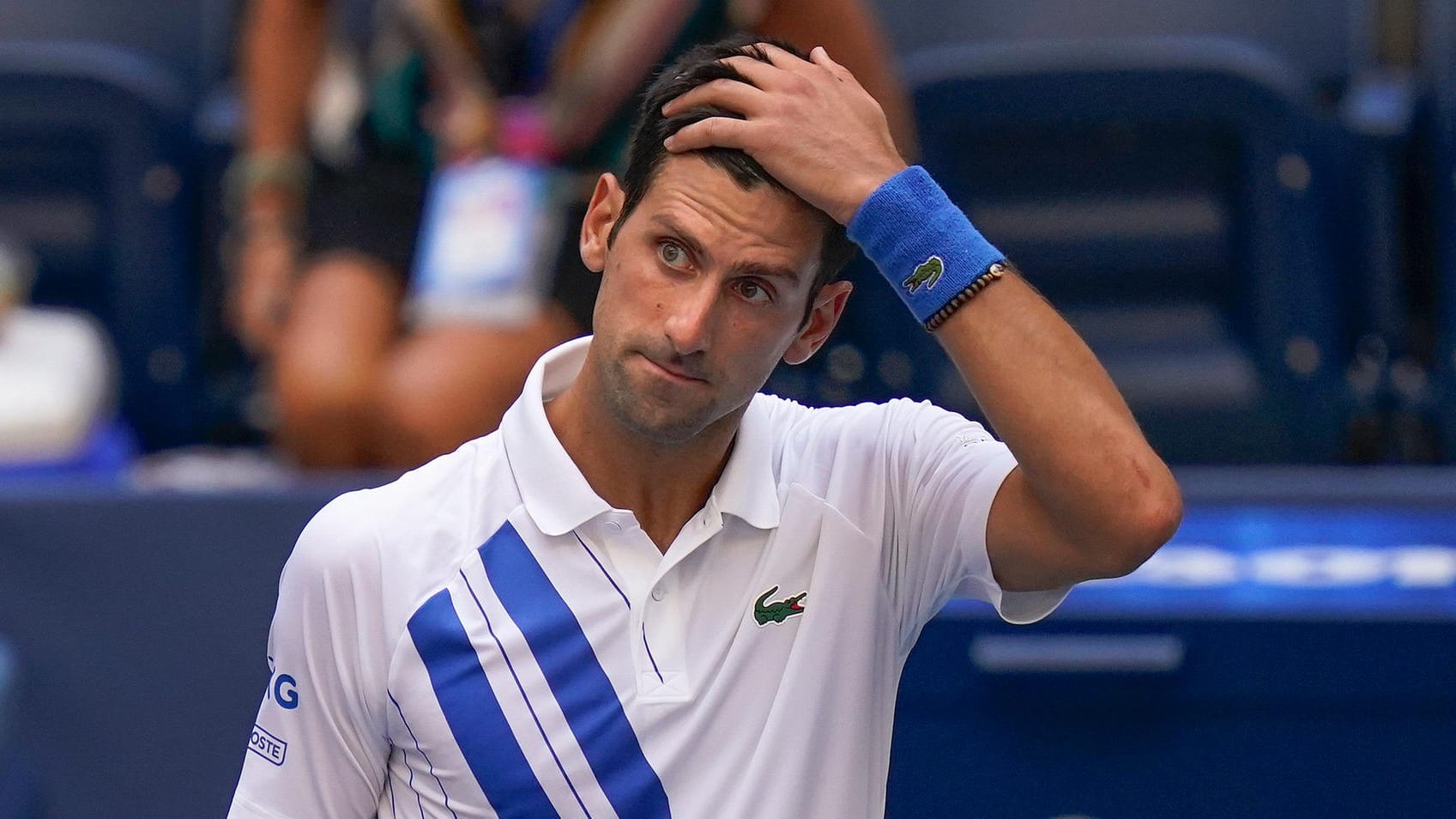 Novak Djokovic nach seiner Disqualifikation bei den US Open: Der Serbe will in Paris wieder angreifen.