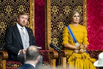 König Willem-Alexander hält seine Thronrede.