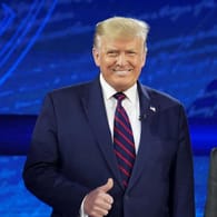 Donald Trump und Moderator George Stephanopoulos: Der Präsident hörte nicht richtig zu.