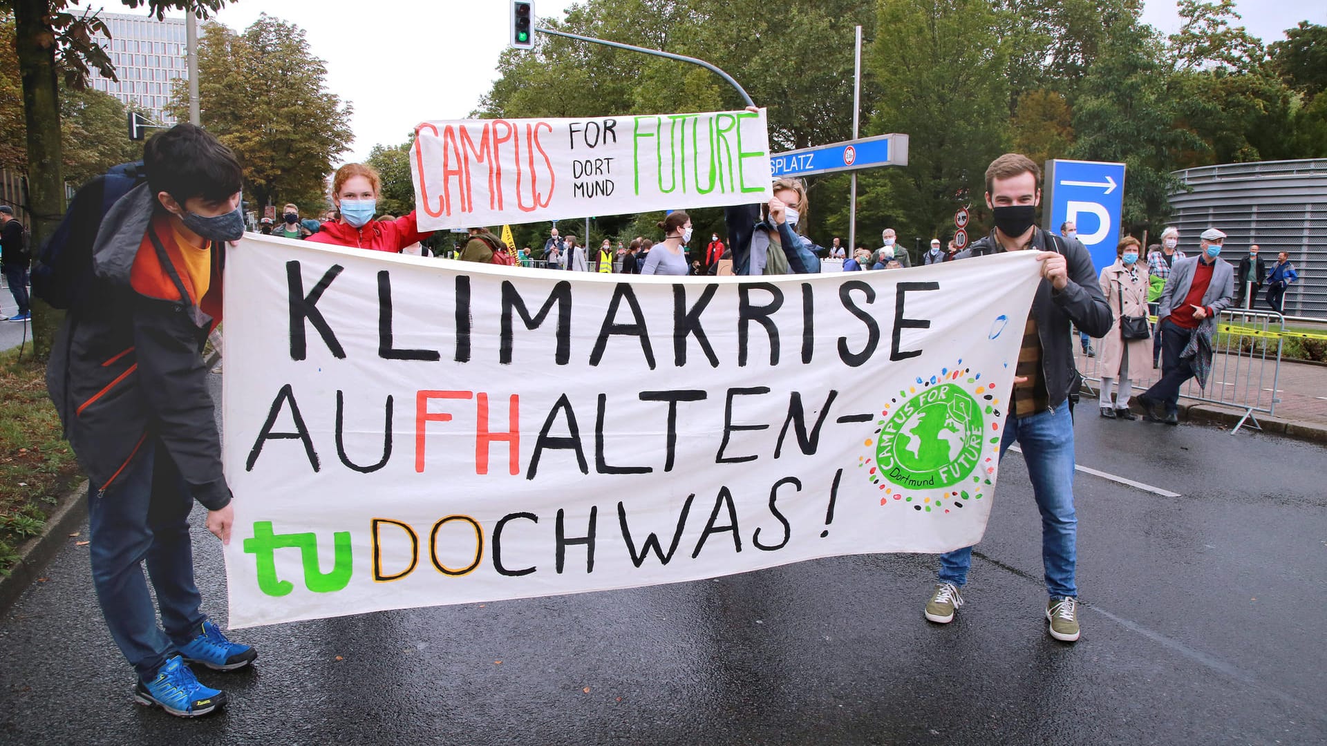 Klimaprotest in Dortmund: Jeder Zweite in Deutschland erwartet mehr von der Regierung in Sachen Umweltschutz.