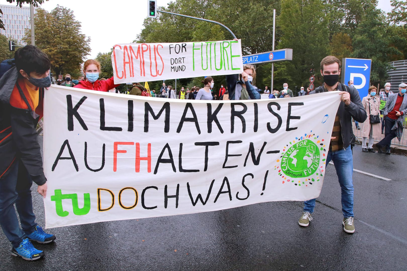 Klimaprotest in Dortmund: Jeder Zweite in Deutschland erwartet mehr von der Regierung in Sachen Umweltschutz.