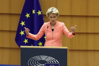 Belgien: Ursula Von der Leyen bei ihrer Grundsatzrede zur Zukunft der EU.