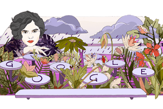 Das Google Doodle vom 16.09.2020 zeigt die berühmte Dichterin Mascha Kaléko.