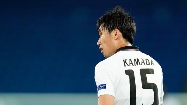 Hat seinen Vertrag mit Eintracht Frankfurt verlängert: Daichi Kamada. Hat seinen Vertrag mit Eintracht Frankfurt verlängert: Daichi Kamada.