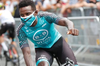 Kevin Reza: Er ist der einzige Schwarze im Fahrerfeld der Tour de France.