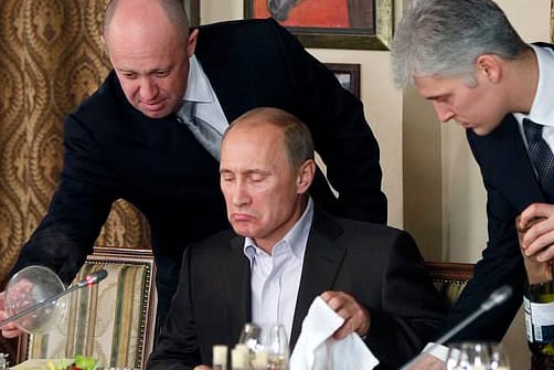 Putins Koch: Jewgeny Prigoschin hat ein Firmenimperium mit staatlichen Aufträgen aufbauen können – und soll hinter schmutzigen Propagandaaktionen stecken.