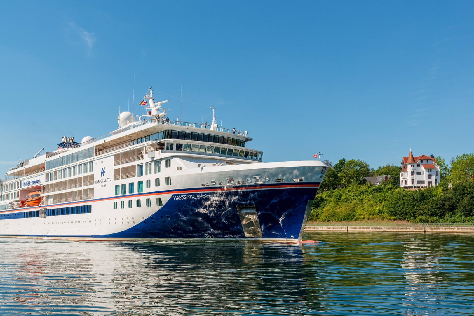 Ostsee-Kreuzfahrtschiff: Unter anderem gehören die Schiffe Hanseatic Inspiration und Europa zu Hapag-Lloyd Kreuzfahrten.