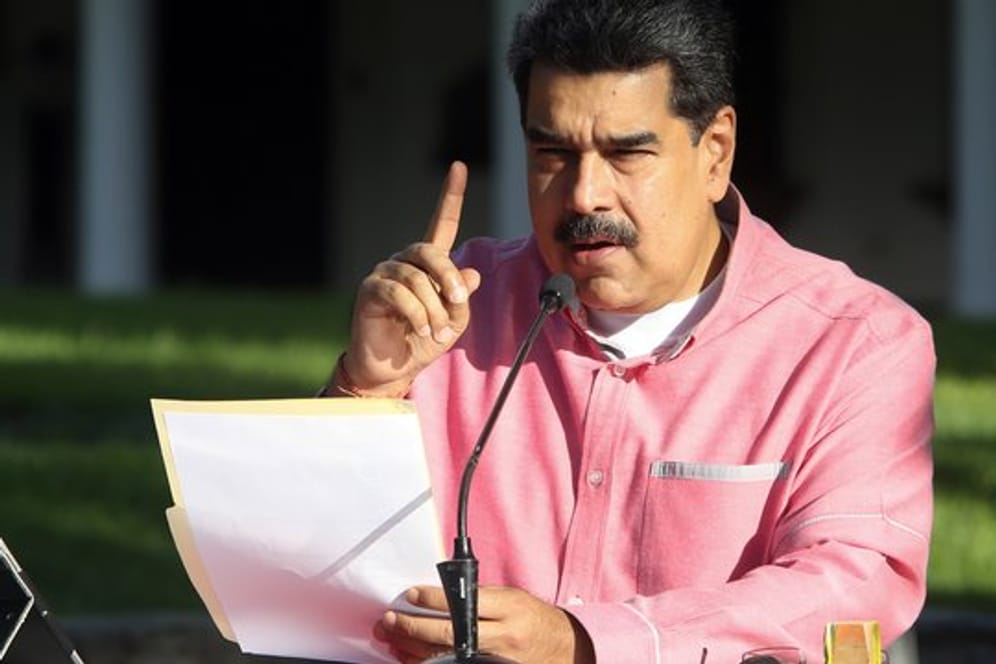 Nicolas Maduro, Präsident von Venezuela, spricht über die Entwicklung der Corona-Pandemie in Venezuela.
