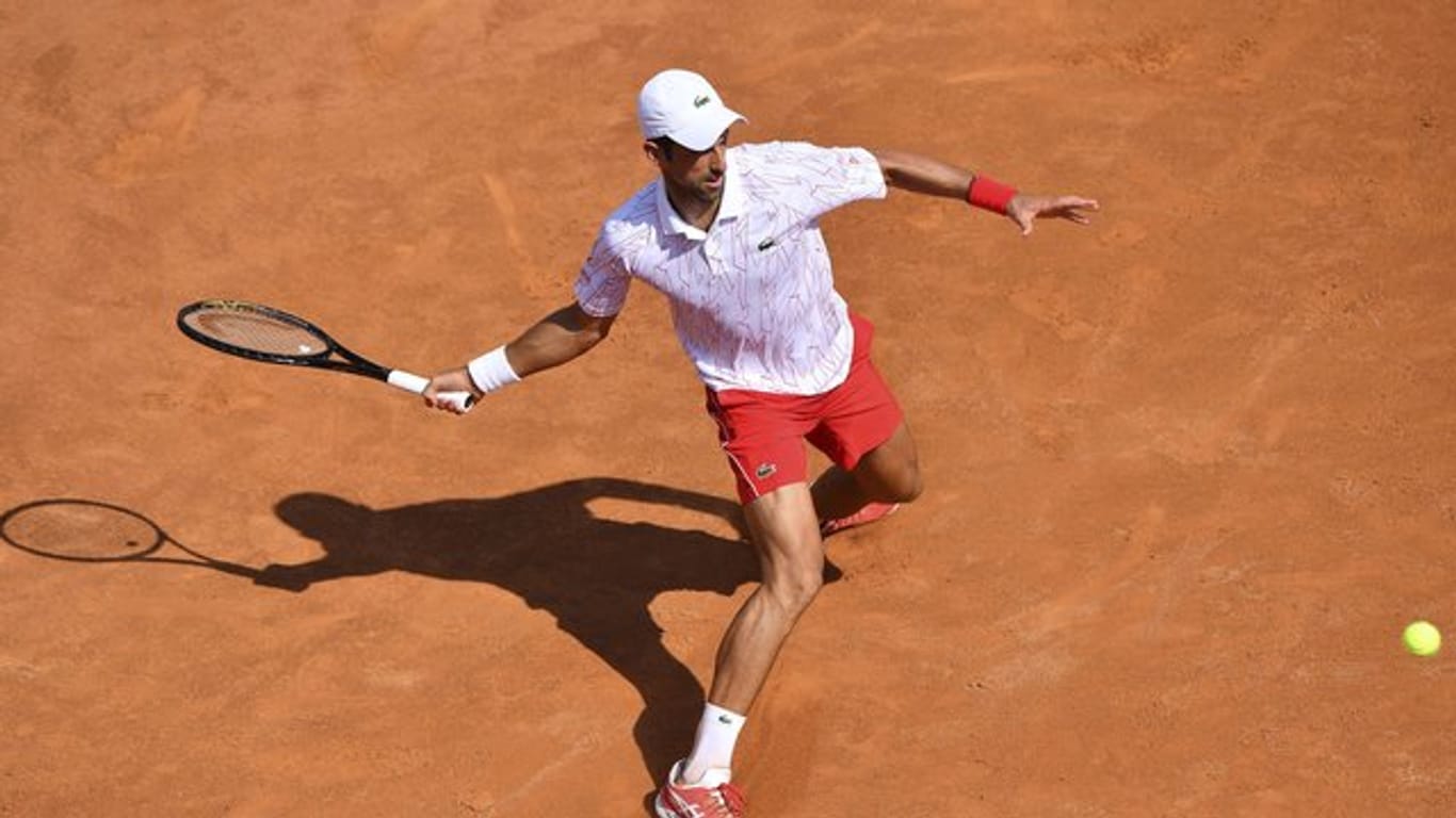 Novak Djokovic hat sein Auftaktmatch in Rom gewonnen.