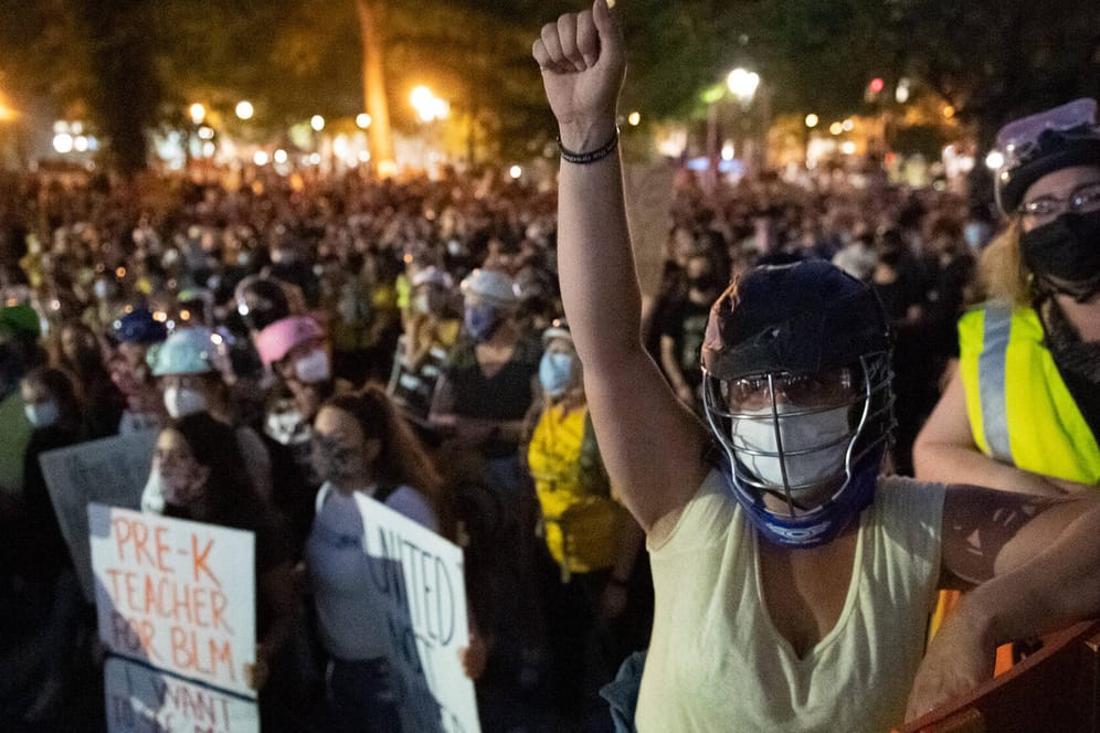 Portland, Oregon, USA: Proteste gegen Polizeigewalt haben in der Stadt stark zugenommen.