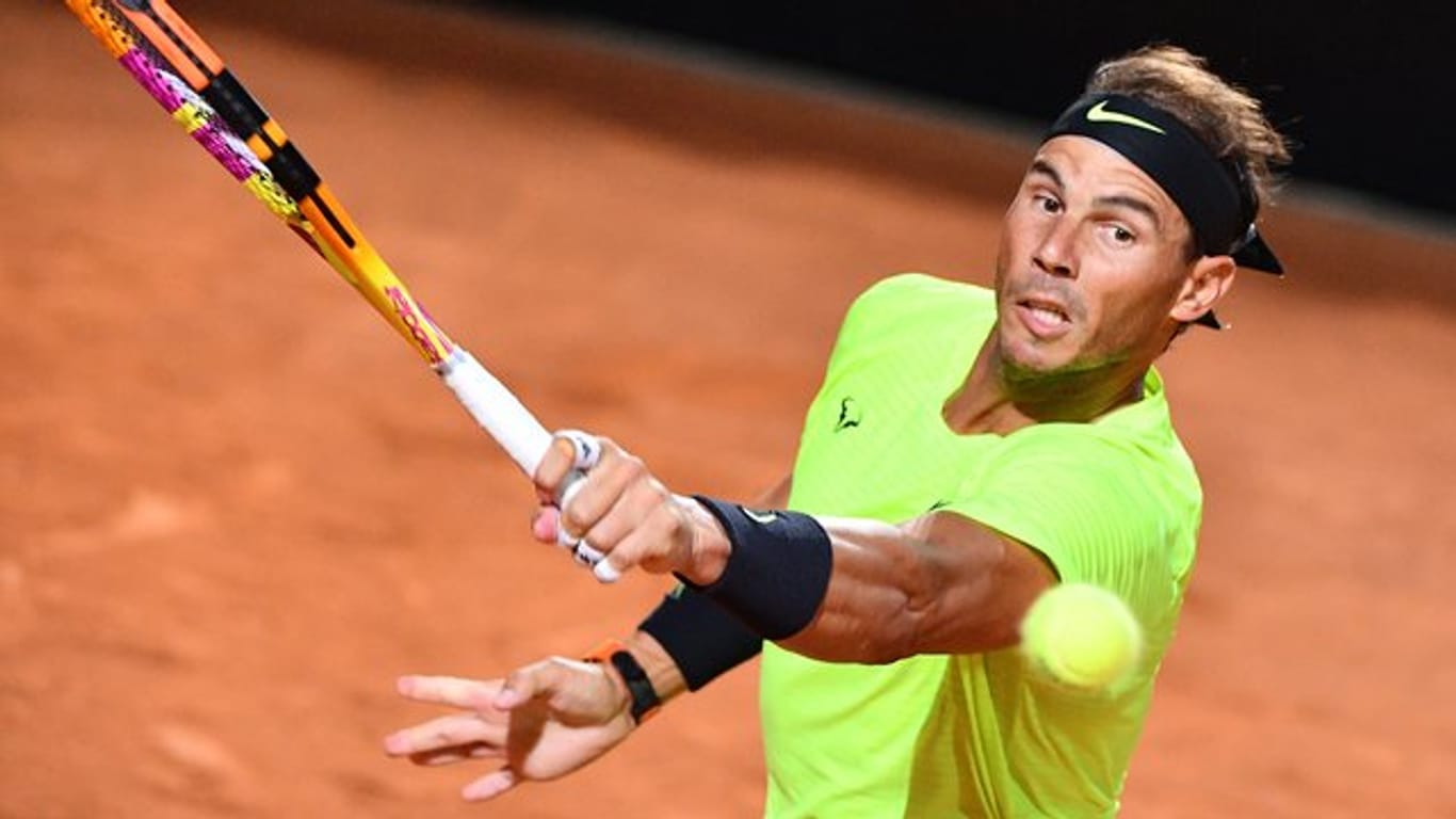 Rafael Nadal setzte sich in seinem Auftaktmatch in Rom locker durch.