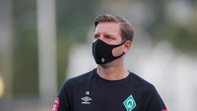 Hält ein Mitspielen von Werder Bremen um die Europa-League-Plätze für nahezu ausgeschlossen: Trainer Florian Kohfeldt. Hält ein Mitspielen von Werder Bremen um die Europa-League-Plätze für nahezu ausgeschlossen: Trainer Florian Kohfeldt.