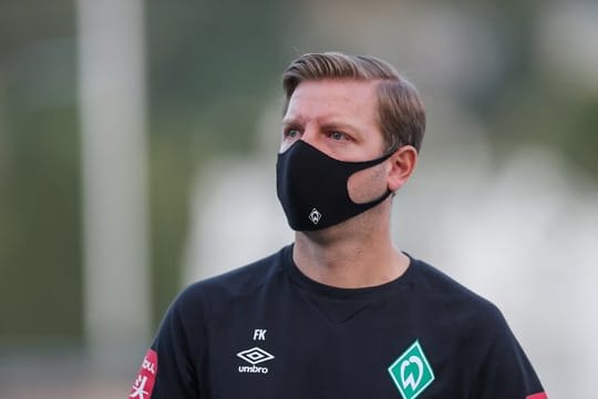 Hält ein Mitspielen von Werder Bremen um die Europa-League-Plätze für nahezu ausgeschlossen: Trainer Florian Kohfeldt.