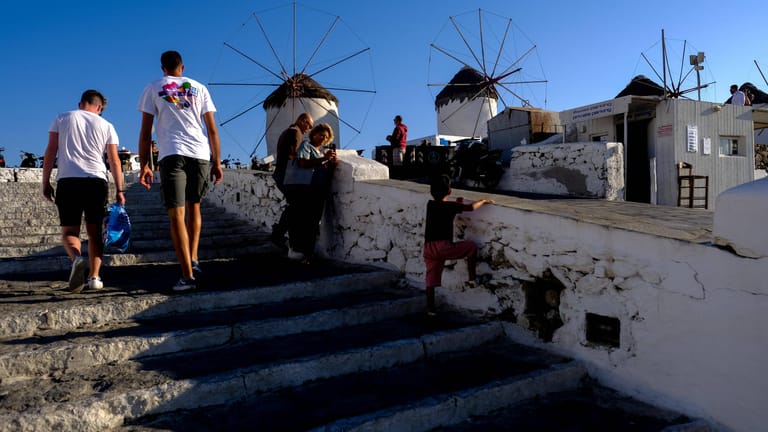 Mykonos: Für Griechenland gilt eine Online-Registrierungspflicht für Urlauber.