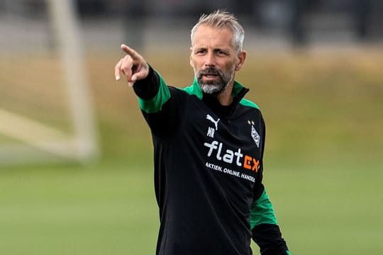 Mönchengladbachs Trainer Marco Rose sieht sein Team in voller Mannschaftsstärke gut aufgestellt.