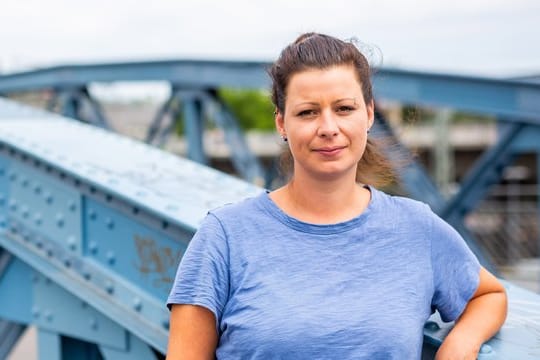 Helen Breit, Vorstandsmitglied und Sprecherin des Fan-Bündnisses "Unsere Kurve e.