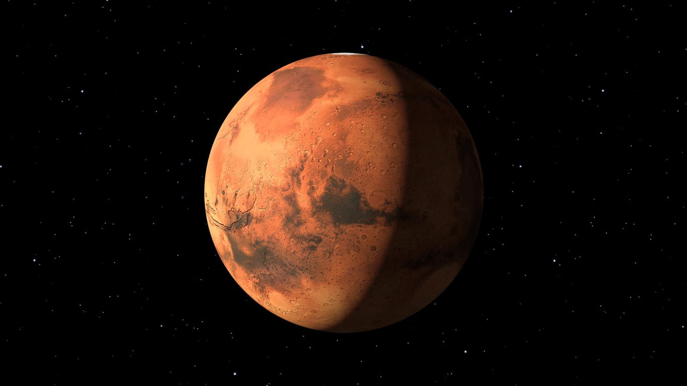 Mars: Er wird häufig als der Rote Planet bezeichnet, weil er am Nachthimmel wie ein orangeroter Stern erscheint.