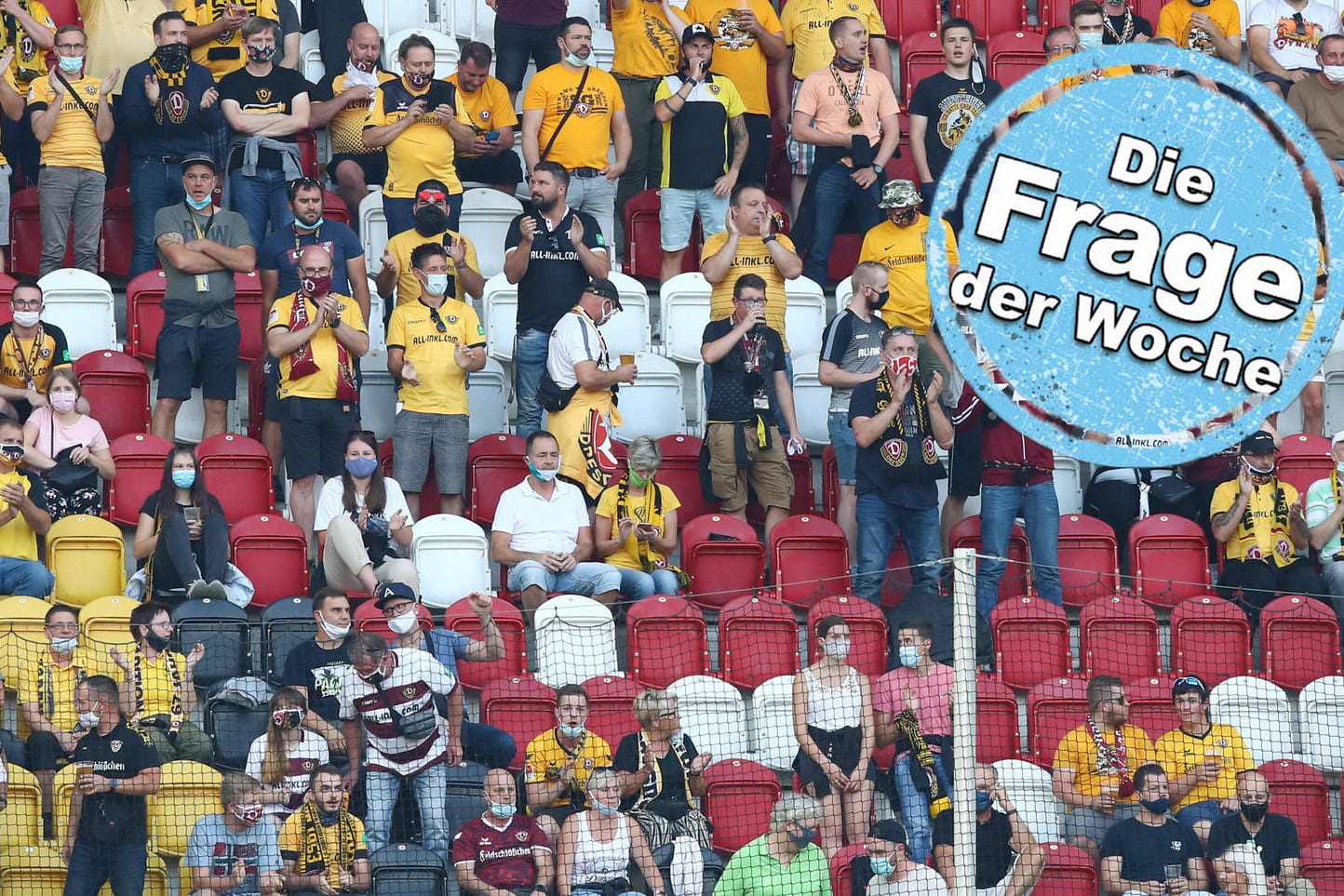 Fans im DFB-Pokal: Sechs Wochen lang gilt nun eine Testphase in der Bundesliga.