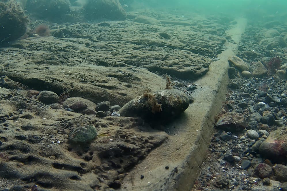 Schiffswrack des Kriegsschiffes auf dem Meeresgrund: Mit hoher Wahrscheinlichkeit ist es die "Delmenhorst".