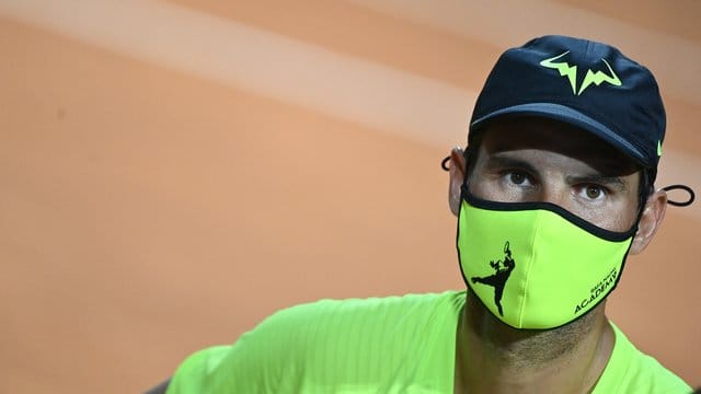Rafael Nadal spielt derzeit beim Turnier in Rom. Rafael Nadal spielt derzeit beim Turnier in Rom.