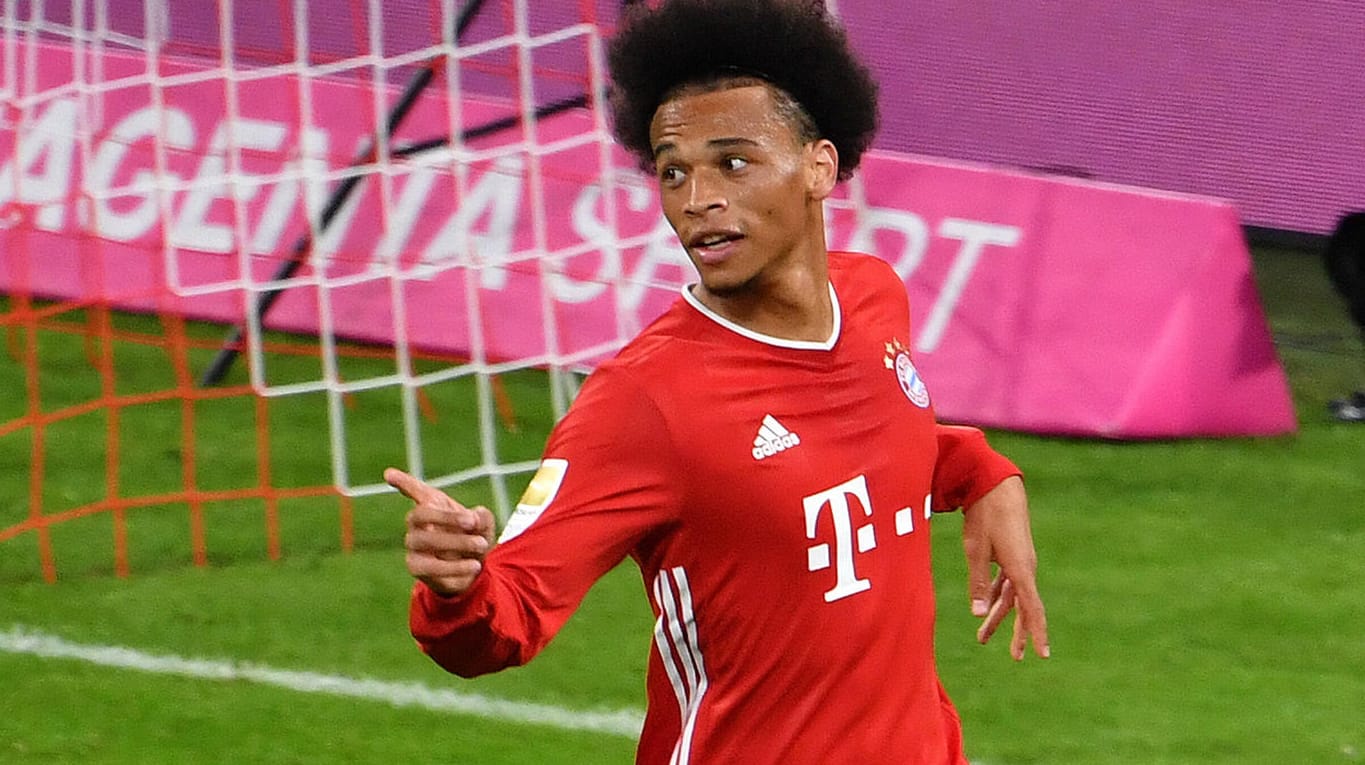 Leroy Sané: Der Neuzugang beim Torjubel.