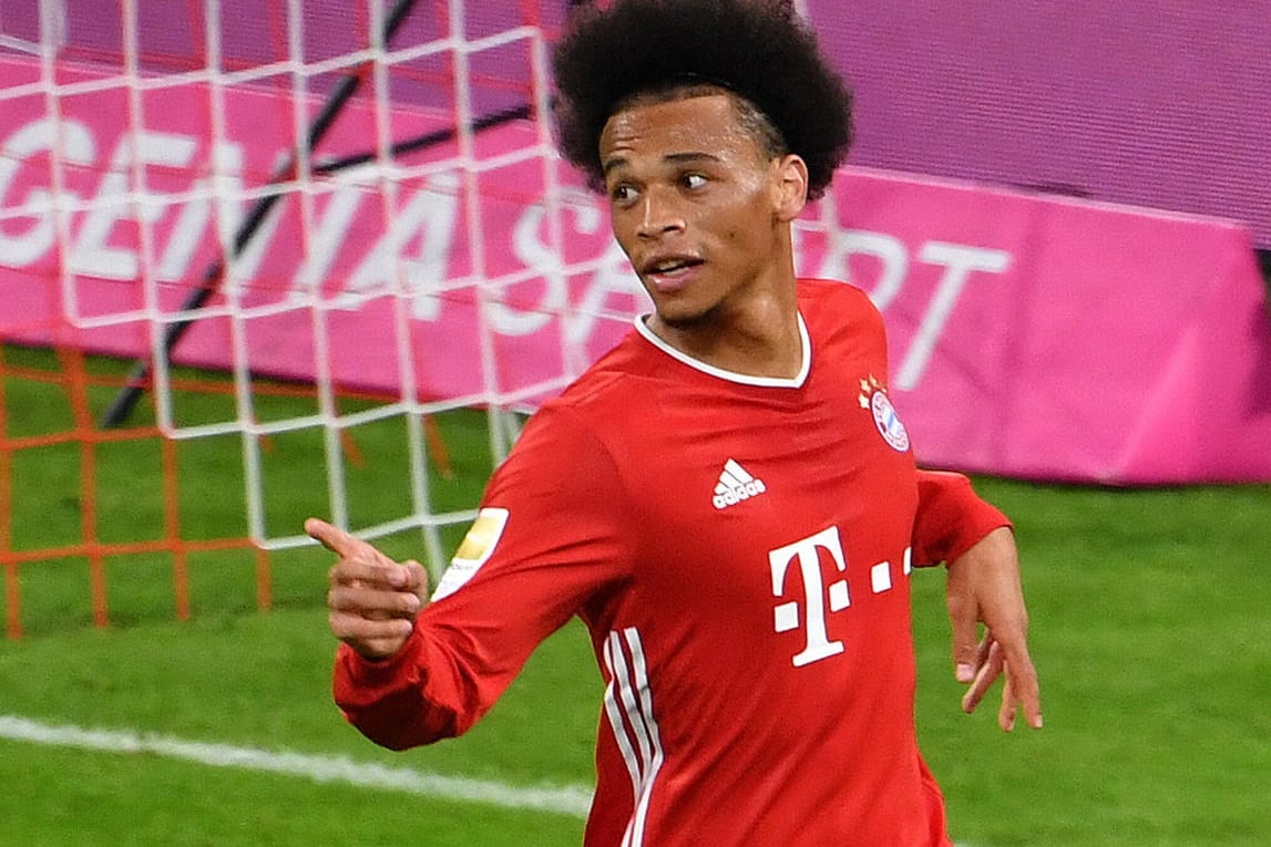 Leroy Sané: Der Neuzugang beim Torjubel.