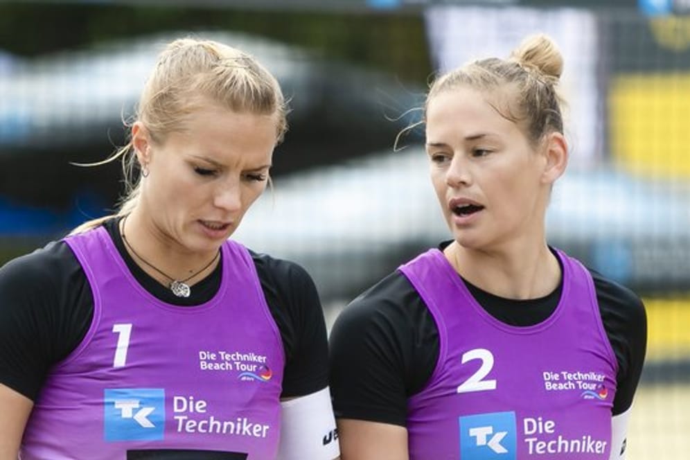 Stehen bei der EM im Finale: Kim Behrens (l) und Cinja Tillmann.